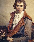 Jacques-Louis  David Self portrait painting